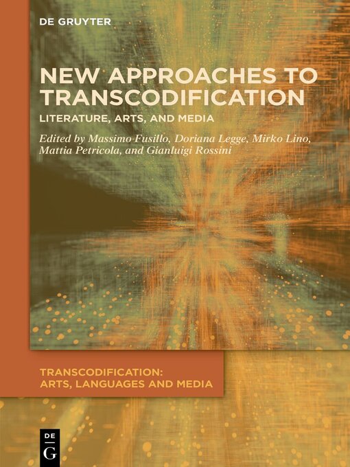 Title details for New Approaches to Transcodification by Massimo Fusillo - Available